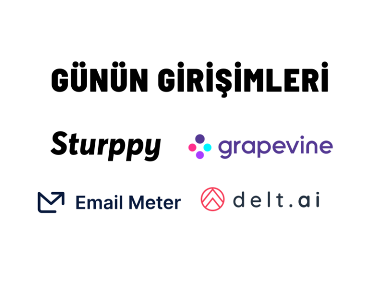 Günün Girişimleri 12: Struppy, Email Meter, Grapevine, Delt AI