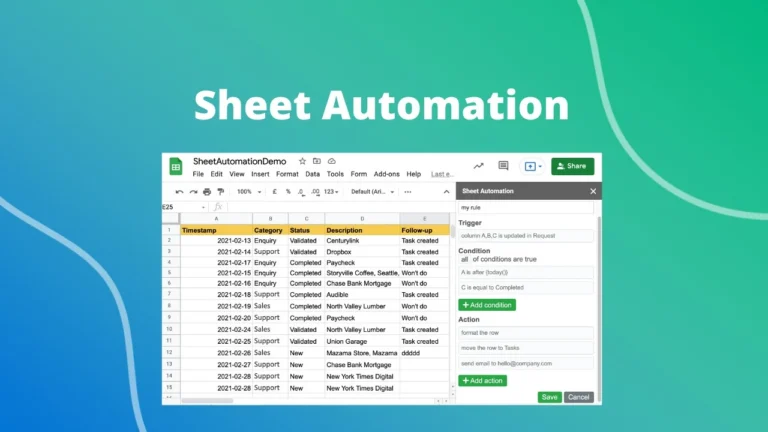 Sheet Automation: Google E-Tablolarda Otomasyon Uzmanı Olun