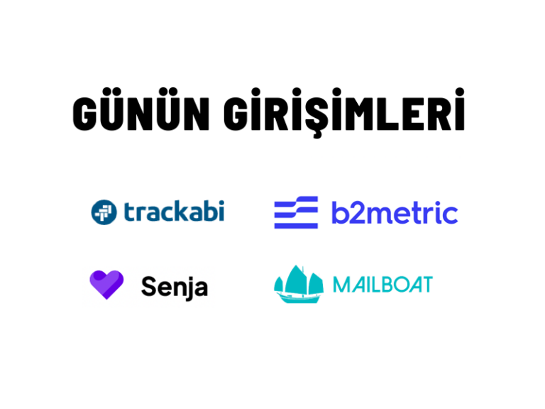 Günün Girişimleri 29: Trackabi, B2Metric, Senja, Mailboat