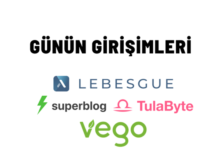 Günün Girişimleri 47: Lebesgue, Vego, Superblog, Tulabyte